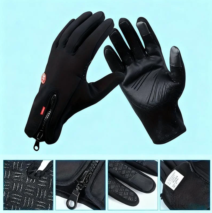 Windproof Thermal Touchscreen Winter Gloves for Men & Women