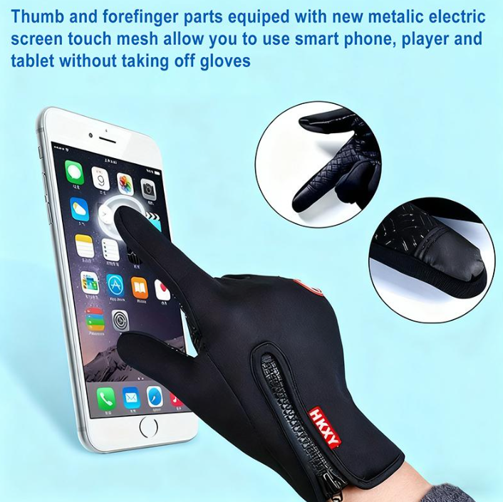 Windproof Thermal Touchscreen Winter Gloves for Men & Women